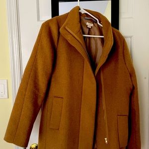 J Crew Factory City Coat in Camel